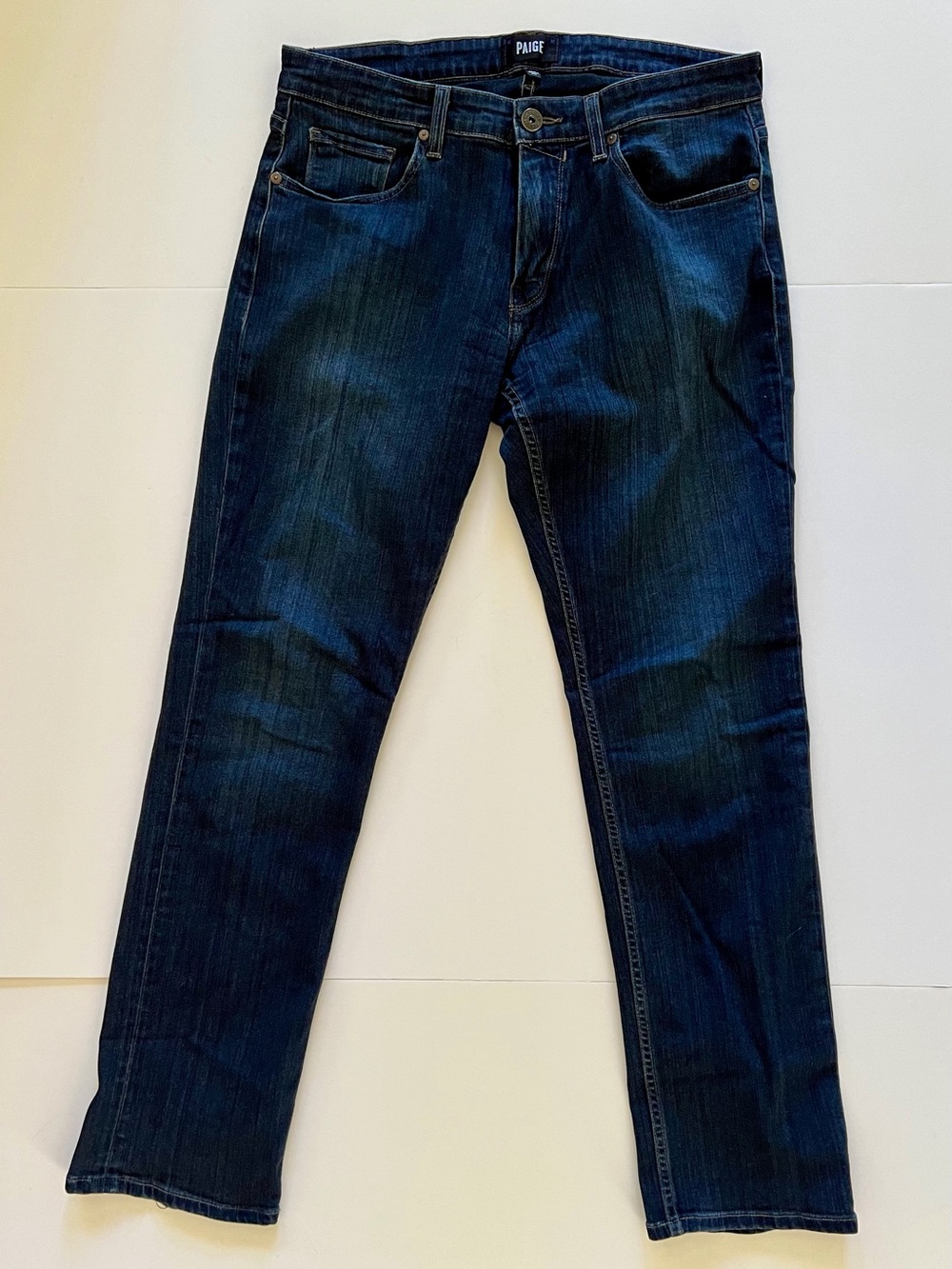 PAIGE Men's Indigo Slim Straight Jeans